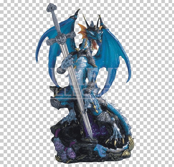 Figurine Dragon Sculpture Legendary Creature Fantasy PNG, Clipart, Action Figure, Blue, Blue Dragon, Collectable, Dragon Free PNG Download
