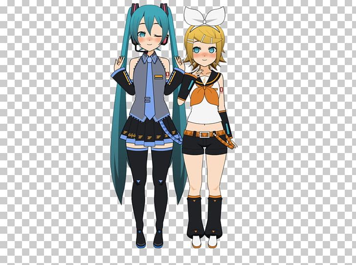 Kagamine Rin/Len Hatsune Miku Vocaloid Remake Character PNG, Clipart, Action Figure, Anime, Character, Clothing, Costume Free PNG Download