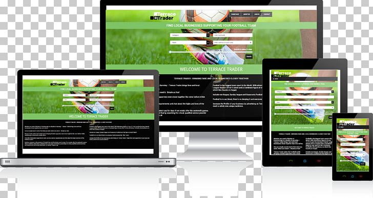 Responsive Web Design Web Development User Interface Design PNG, Clipart, Brand, Display Advertising, Football Fans, Gadget, Graphic Design Free PNG Download