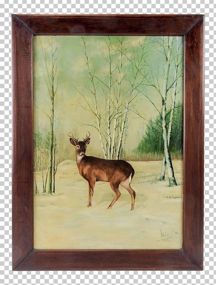 Oil Painting Artist Landscape Painting PNG, Clipart, Antler, Art, Artist, Chairish, Deer Free PNG Download