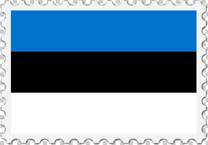 Flag Of Estonia Postage Stamps PNG, Clipart, Angle, Area, Black, Black And White, Blue Free PNG Download