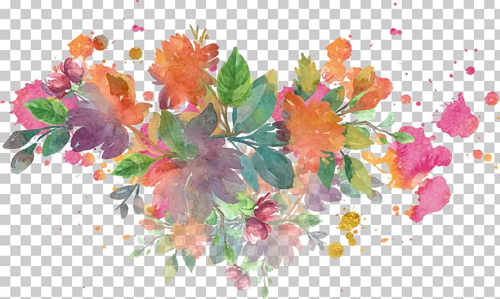 Jindo County Floral Design Watercolor Painting PNG, Clipart, Artificial Flower, Branch, Color Splash, Computer Wallpaper, Design Free PNG Download