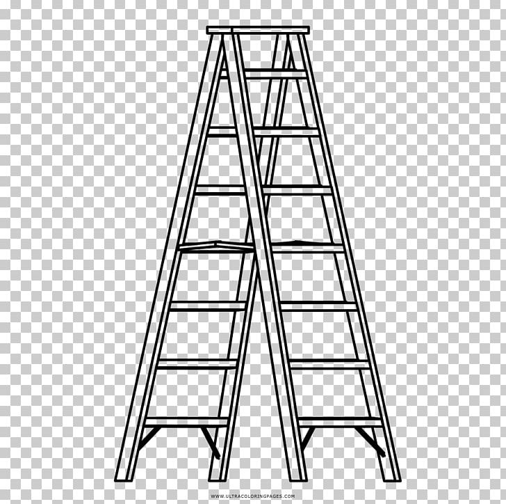 Ladder Drawing Stairs Coloring Book PNG, Clipart, Angle, Black And White, Coloring Book, Drawing, Geometric Shape Free PNG Download