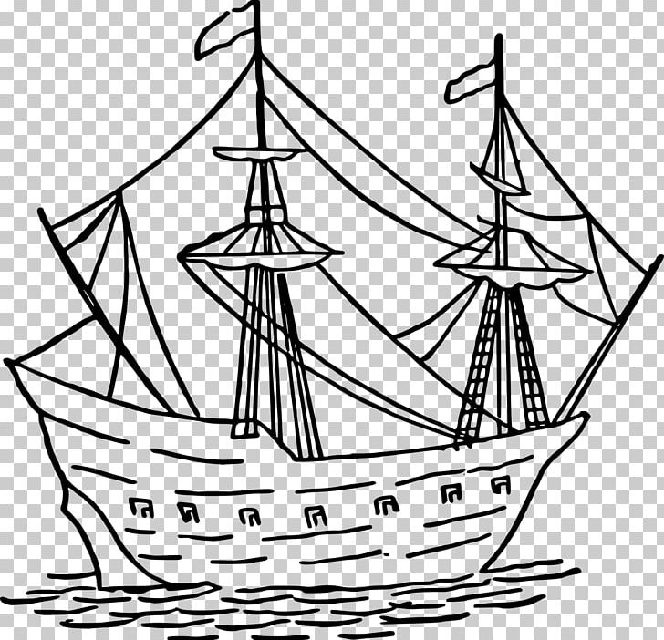 Caravel Ship Drawing PNG, Clipart, Baltimore Clipper, Barque, Black And White, Boat, Boating Free PNG Download