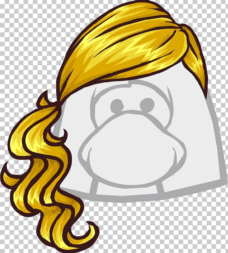 Club Penguin Blond Wig Ponytail PNG, Clipart, Animals, Artwork, Beak, Blond, Brown Hair Free PNG Download