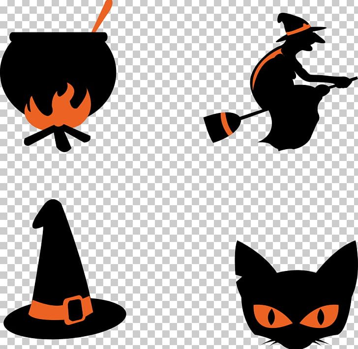 Scalable Graphics Witchcraft PNG, Clipart, Black, Black Cat, Broom, Carnivoran, Cartoon Free PNG Download