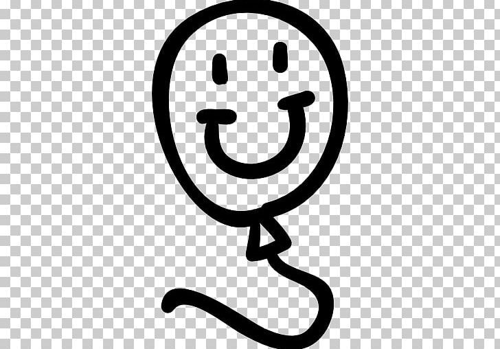 Smiley Balloon Drawing Computer Icons Emoticon PNG, Clipart, Balloon, Black And White, Child, Computer Icons, Drawing Free PNG Download