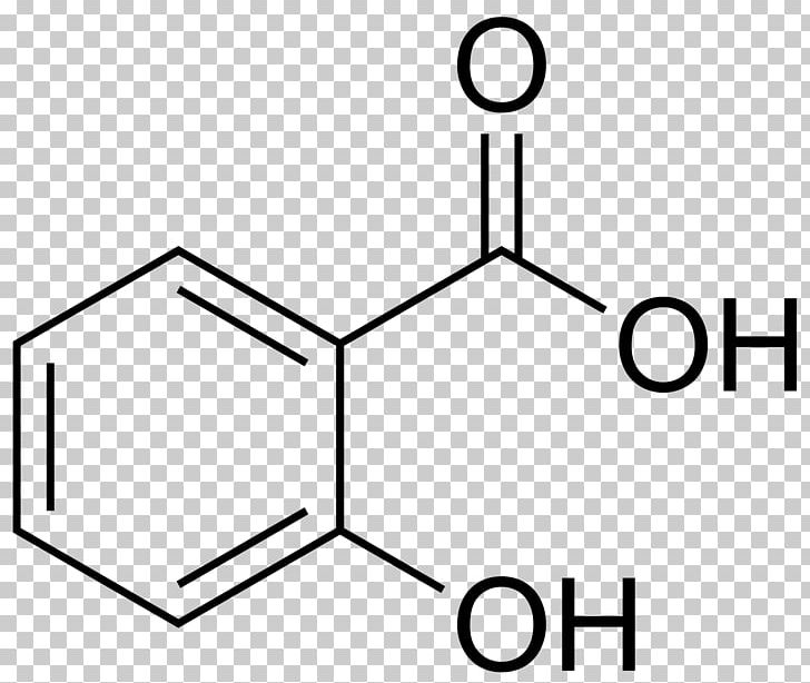 Salicylic Acid 4-Hydroxybenzoic Acid Plant Hormone Phenols PNG, Clipart, Acid, Angle, Area, Black, Black And White Free PNG Download