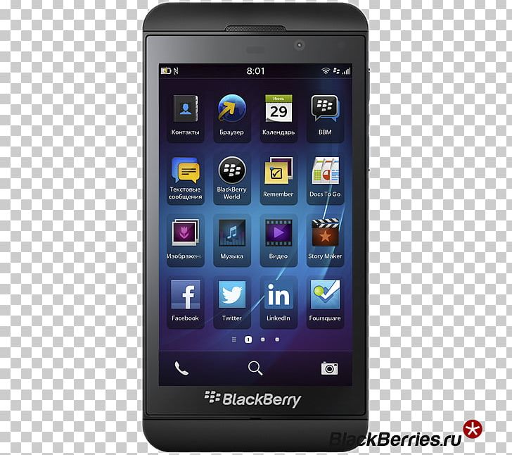 BlackBerry Z10 BlackBerry Q10 4G LTE Smartphone PNG ...