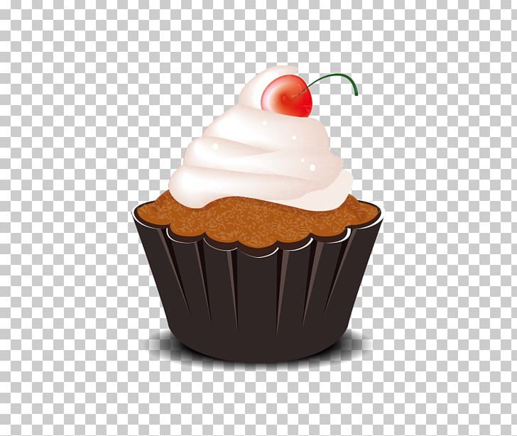 Ice Cream Cupcake Food PNG, Clipart, Black, Buttercream, Cake, Cream, Cream Vector Free PNG Download