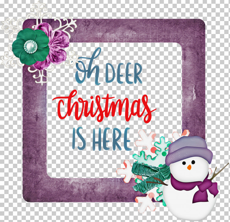 Christmas Deer Winter PNG, Clipart, Christmas, Deer, Flower, Meter, Picture Frame Free PNG Download