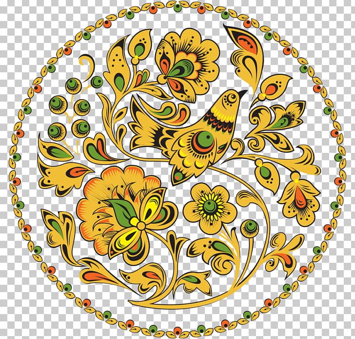 Khokhloma Russian Folk Art Russian Folk Art Painting PNG, Clipart, Art, Circle, Cut Flowers, Decorative Arts, Floral Design Free PNG Download