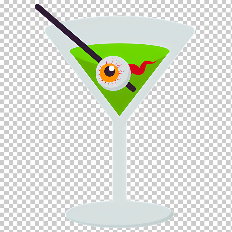 Halloween Cocktail - Halloween-Themed Cocktail With Eyeball Garnish PNG