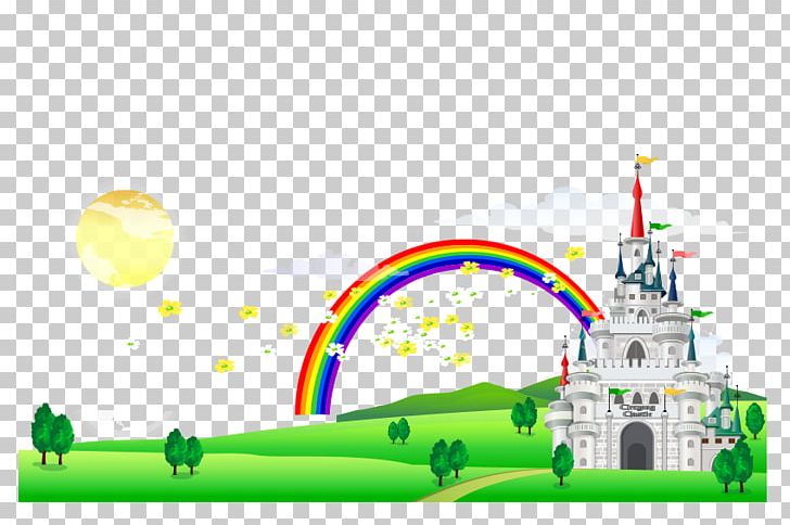 Rainbow PNG, Clipart, Blue, Cartoon, Decoration, Diagram, Disney Castle Free PNG Download