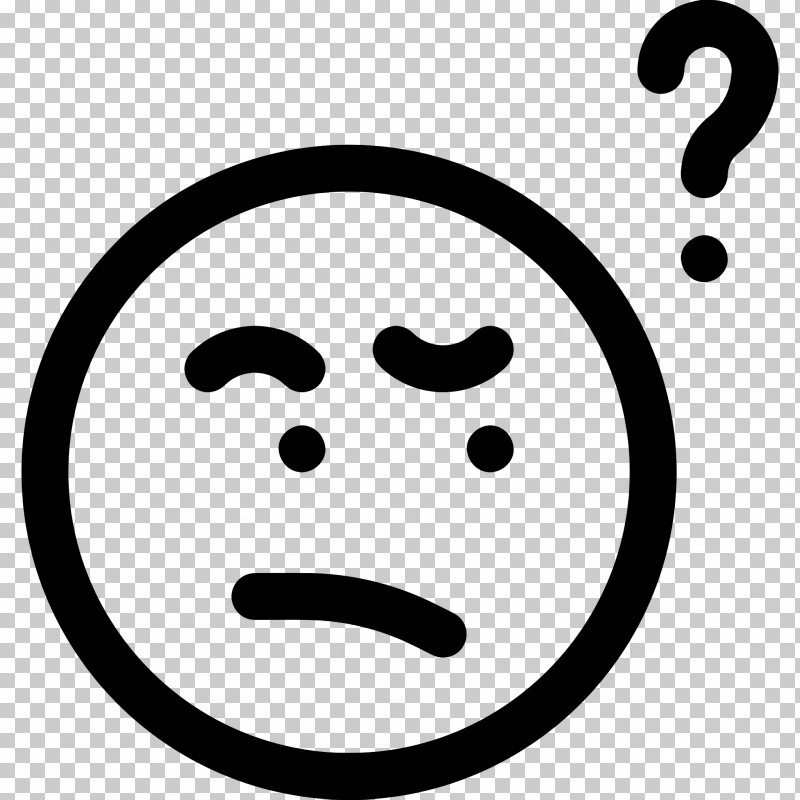 Confused Emoji - Confused Emoji Face With A Question Mark PNG, Clipart ...