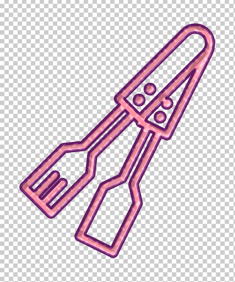 Food And Restaurant Icon Bbq Icon Tongs Icon PNG, Clipart, Angle, Bbq Icon, Food And Restaurant Icon, Geometry, Line Free PNG Download