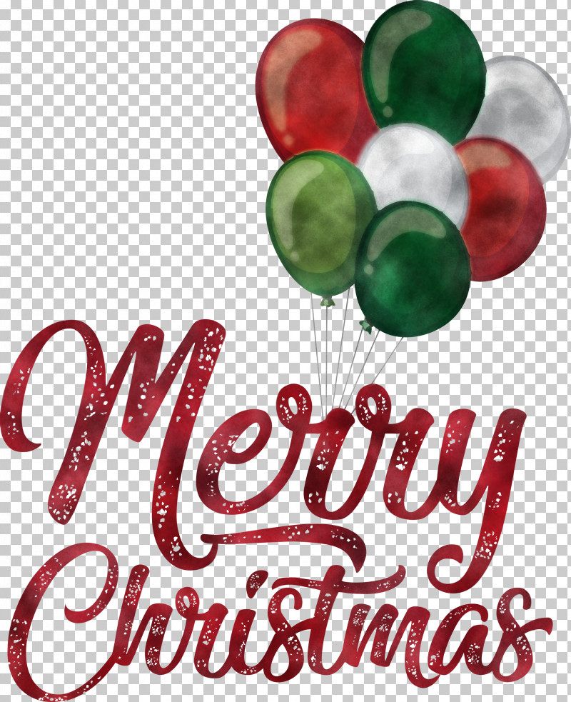 Merry Christmas PNG, Clipart, Balloon, Christmas Day, Christmas Ornament, Fruit, Holiday Free PNG Download