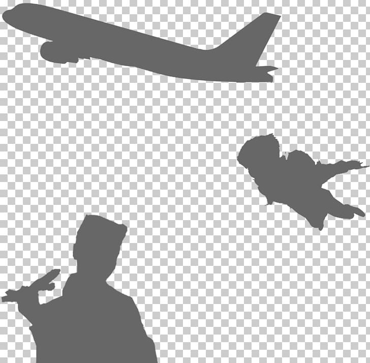 Airplane Line Silhouette Finger Angle PNG, Clipart, Aircraft, Airplane, Air Travel, Angle, Aviation Free PNG Download