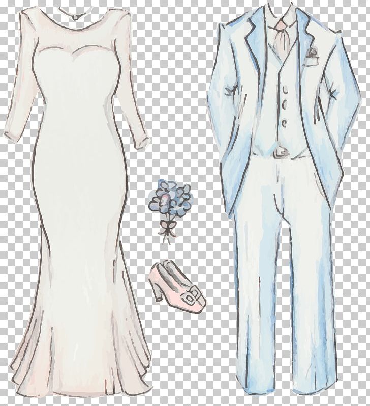 Gown Drawing Dress Bride Traje De Novio PNG, Clipart, Clothing, Costume, Dress Shoe, Fashion, Fashion Design Free PNG Download