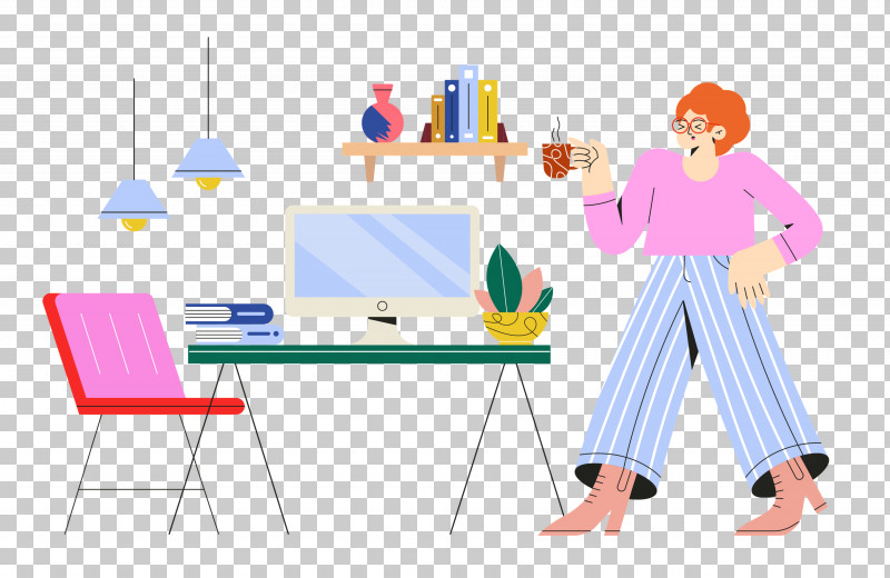 Work Space Working Office PNG, Clipart, Behavior, Cartoon, Easel, Furniture, Human Free PNG Download