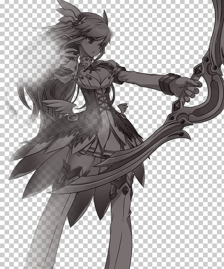 Elsword Nexon Role-playing Game Arma Bianca Legendary Creature PNG, Clipart, Action Figure, Anime, Arma Bianca, Black, Black And White Free PNG Download