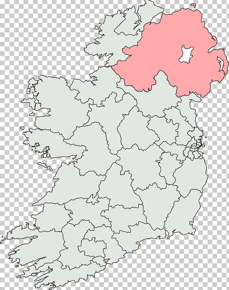 Ireland Line Art Point Map PNG, Clipart, Area, Border, Flower, Ireland, Ireland Map Free PNG Download