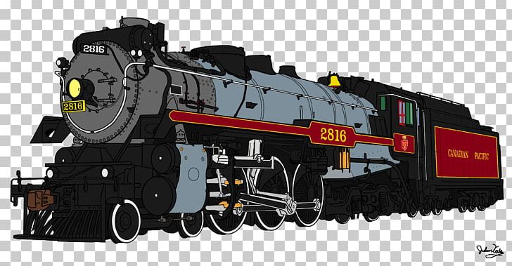 Locomotive Train Rail Transport Empire State Express Canadian Pacific 2816 PNG, Clipart, 440, 464, Canadian Pacific Railway, Gwr 6000 Class, Locomotive Free PNG Download