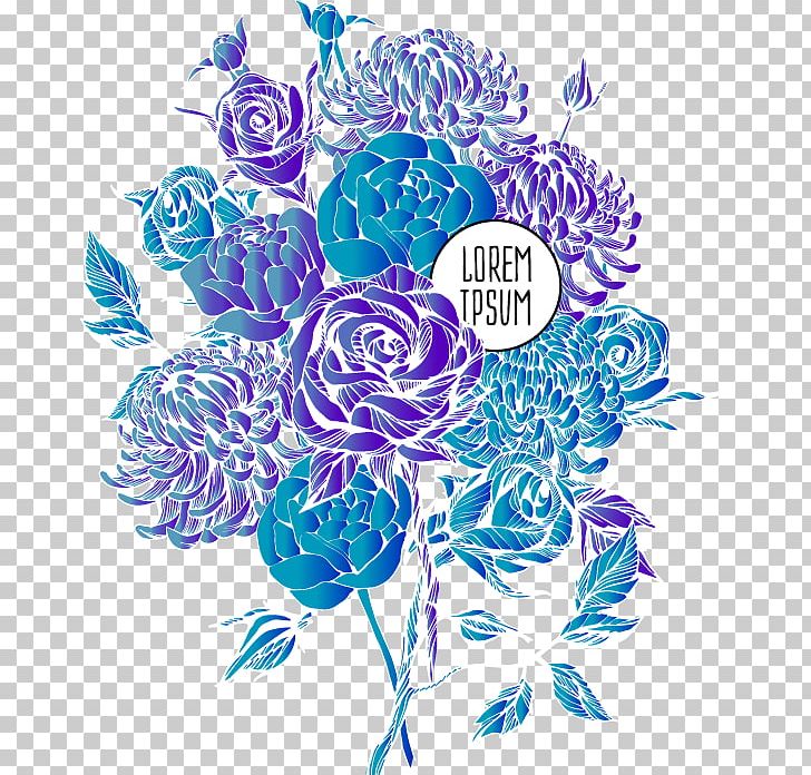 Blue Rose Flower Bouquet Ramo De Noiva PNG, Clipart, Blue, Blueprint, Bouquet Of Flowers, Color, Color Splash Free PNG Download