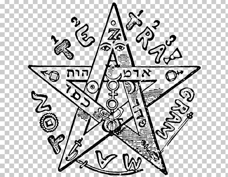 Dogme Et Rituel De La Haute Magie Pentagram Magic Three Books Of Occult Philosophy Symbol PNG, Clipart, Angle, Area, Black And White, Ceremonial Magic, Classical Element Free PNG Download