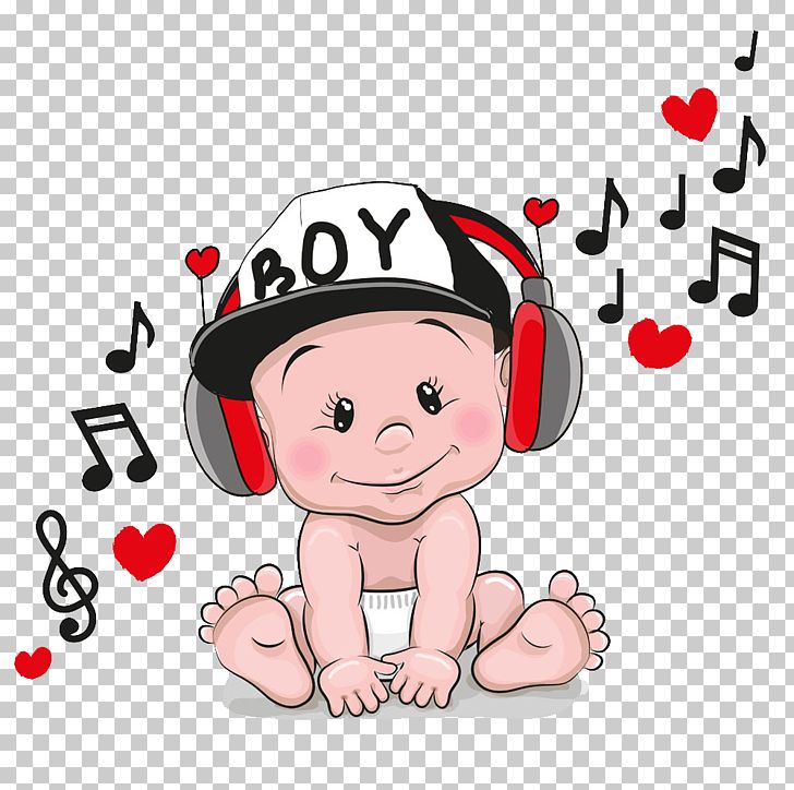 Headphones Cartoon PNG, Clipart, Art, Baby, Baby Announcement Card, Baby Clothes, Boy Free PNG Download