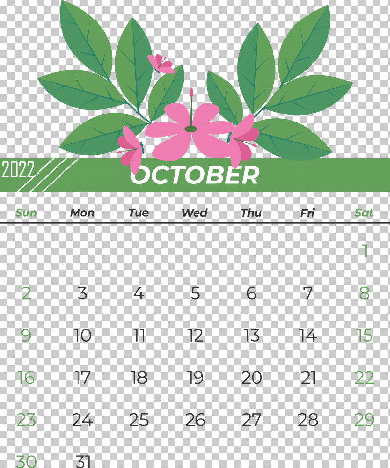 Leaf Flower Calendar Font Green PNG, Clipart, Biology, Calendar, Flower