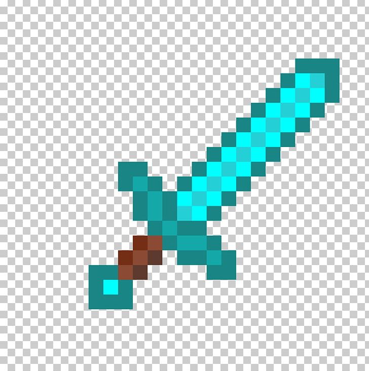 Minecraft Diamond Sword Video Games Weapon PNG, Clipart, Angle, Area, Blade, Computer Icons, Diagram Free PNG Download