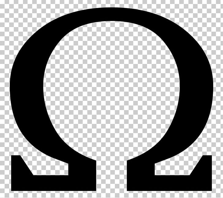 Symbol Omega Ohm Schematic PNG, Clipart, Alpha And Omega, Area, Black And White, Circle, Circuit Diagram Free PNG Download