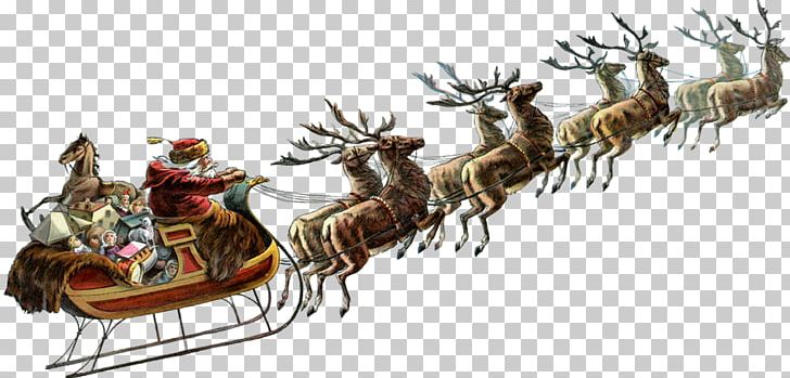 Santa Claus Village Christmas Reindeer Gift PNG, Clipart,  Free PNG Download