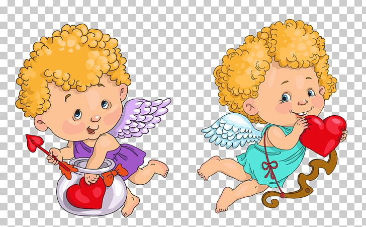 Cupid Cartoon Heart Illustration PNG, Clipart, Angel, Angel, Angel Vector, Broken Heart, Child Free PNG Download