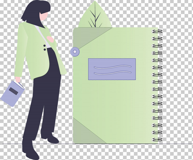 Green Paper Product Paper Notebook PNG, Clipart, Girl, Green, Notebook, Paint, Paper Free PNG Download