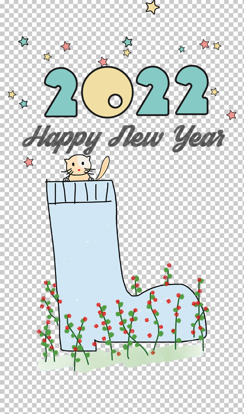 2022 Happy New Year 2022 New Year 2022 PNG, Clipart, Arts, Black And White, Cartoon, Cat, Cuteness Free PNG Download