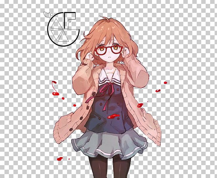Beyond The Boundary Anime Manga Young Animator Training Project Fan Art PNG, Clipart, Anime, Beyond The Boundary, Brown Hair, Cartoon, Costume Design Free PNG Download