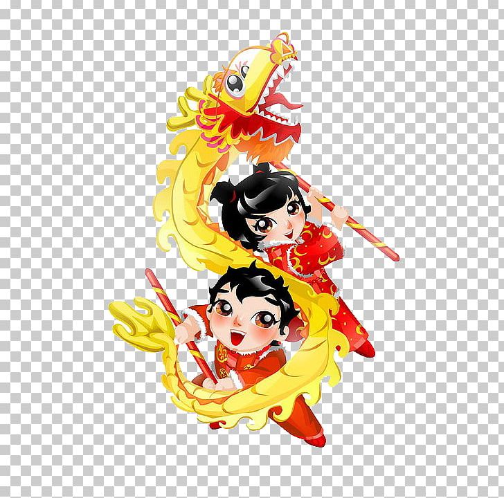 Dragon Dance Lion Dance Chinese New Year Cartoon PNG, Clipart, Child, Childrens Day, Chinese, Chinese Style, Dragon Free PNG Download