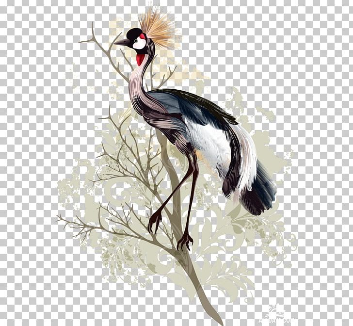 Bird Crane Drawing Watercolor Painting PNG, Clipart, Animals, Beak, Bird, Crane, Crane Like Bird Free PNG Download