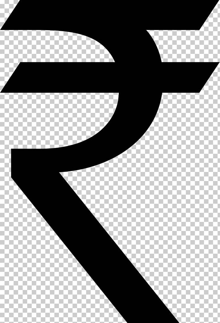 Indian Rupee Sign Scalable Graphics PNG, Clipart, Angle, Area, Black, Black And White, Brand Free PNG Download