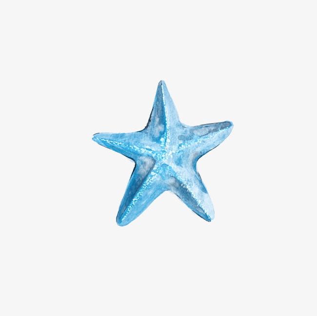 Blue Starfish PNG, Clipart, Blue, Blue Clipart, Cartoon, Five Pointed, Five Pointed Star Free PNG Download