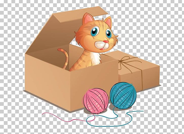 Cat Kitten Box PNG, Clipart, Animals, Ball, Ball Of Yarn, Balloon, Carnivoran Free PNG Download