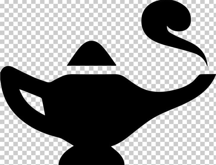 Genie Aladdin Light Lamp PNG, Clipart, Aladdin, Artwork, Black, Black And White, Computer Icons Free PNG Download