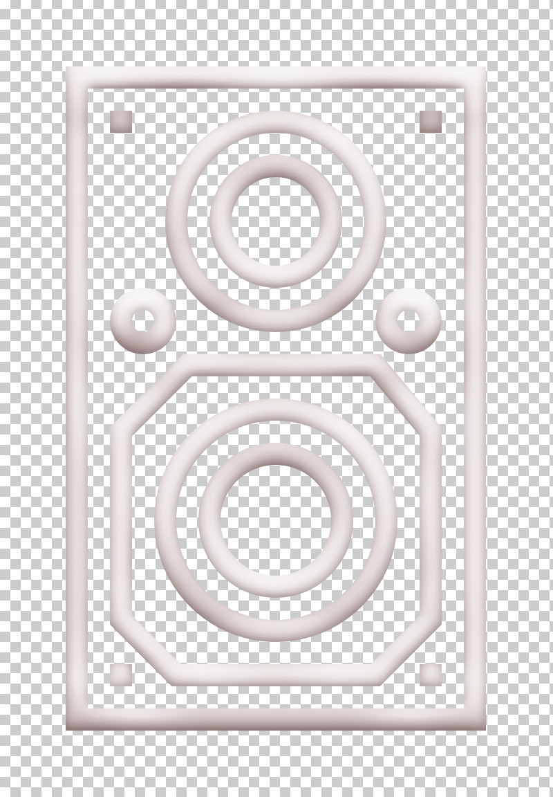 Speaker Icon Dance Icon PNG, Clipart, Blackandwhite, Circle, Dance Icon, Line, Rectangle Free PNG Download