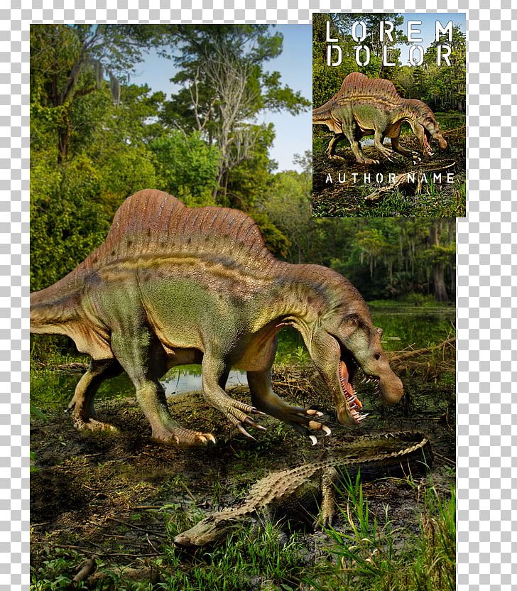 Book Cover Tyrannosaurus Spinosaurus National Park PNG, Clipart, Alligators, Author, Book, Book Cover, Deviantart Free PNG Download