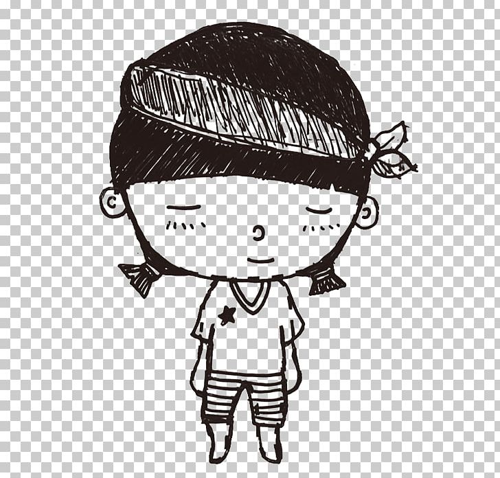Cartoon Poster PNG, Clipart, Art, Baby Girl, Black, Black And White, Cartoon Free PNG Download