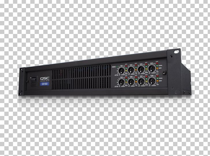 QSC Audio Products Audio Power Amplifier QSC CX168 PNG, Clipart, Amplifier, Amplifiers, Amp Rack, Audio, Audio Receiver Free PNG Download
