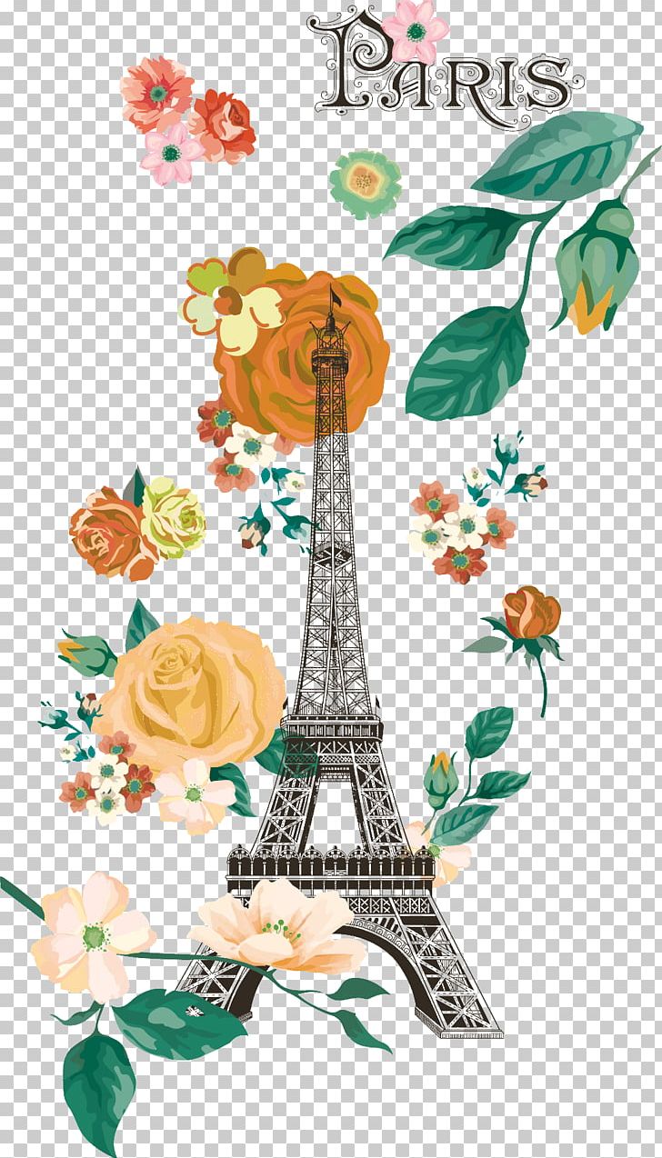 Eiffel Tower Free Shop Euclidean PNG, Clipart, Branch, Design, Design Element, Flower, Flower Arranging Free PNG Download