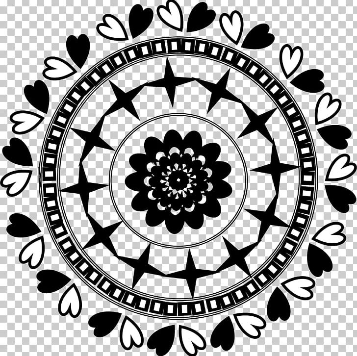 Symmetry Pattern Visual Arts Product Flower PNG, Clipart, Area, Art, Black, Black And White, Black M Free PNG Download
